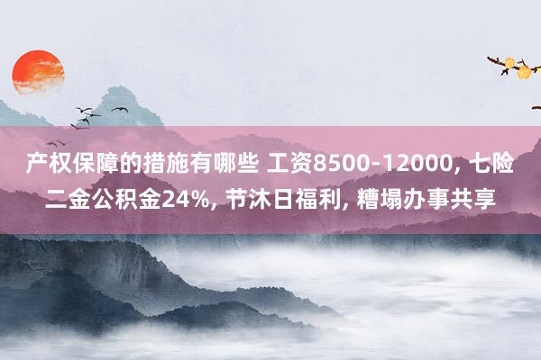 产权保障的措施有哪些 工资8500-12000, 七险二金公积金24%, 节沐日福利, 糟塌办事共享